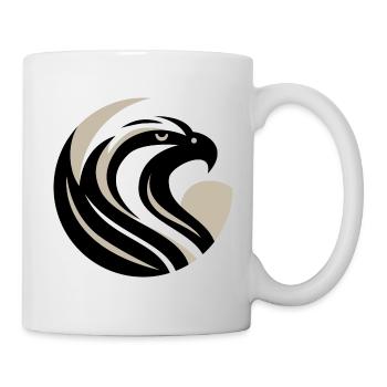 Stilisierter Adlerkopf - Tasse - Weiß - Rechts