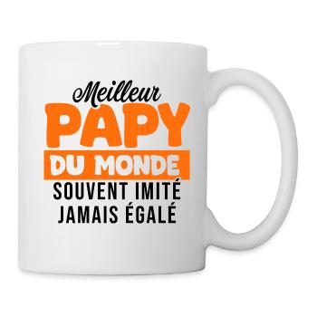 Meilleur papy du monde cadeau Papy grand père - Mug blanc - blanc - Droite