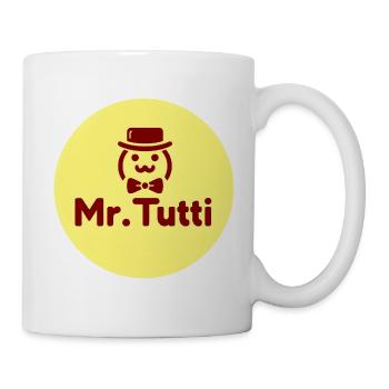 Mr. Tutti - round logo - Mug - white - Right