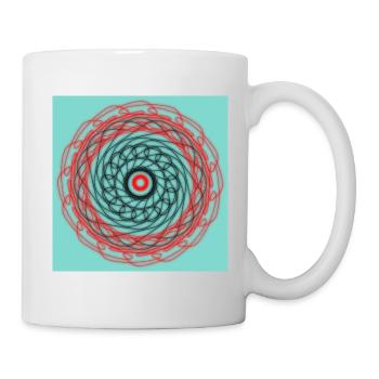 Abstract geometric design - Mug - white - Right