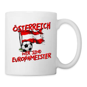 Austria, the best footballers in Europe - Mug - white - Right