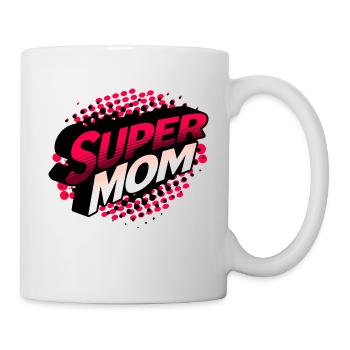 Super Mom Gift Mom Mother's Day Birthday - Mug - white - Right
