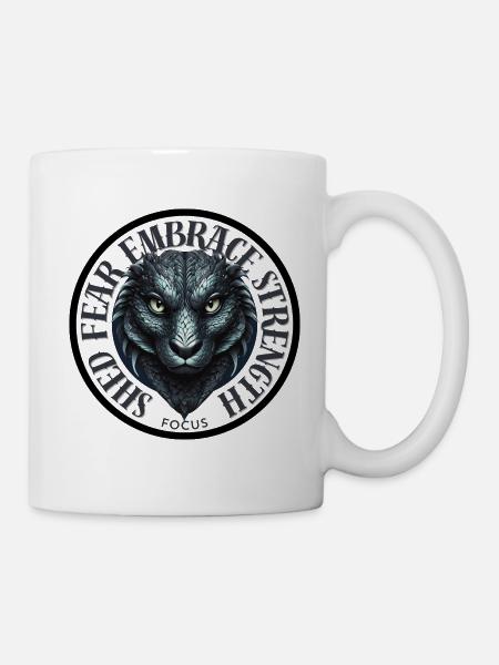 Débarrassez-vous de la peur, embrassez la force - Mug blanc - blanc