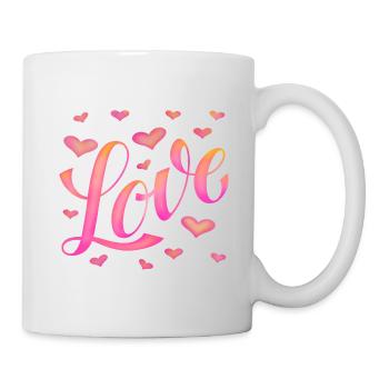 Love - Designed by KissingLetters - Mug - white - Right