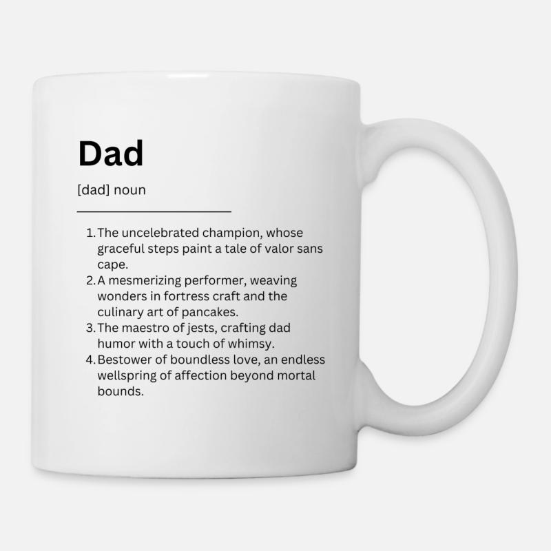 dad - Mug - white