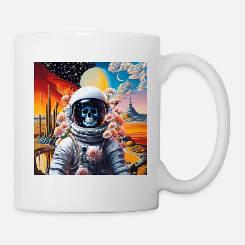 Astronaut Surreal Planet - Mug - white