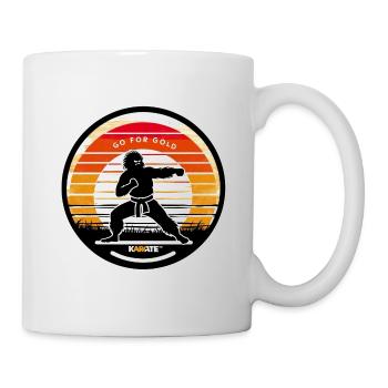 Go For Gold: A Vintage Karate Design for Champions - Mug - white - Right