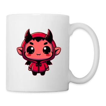 Diable Rouge Chibi - Mug blanc - blanc - Droite