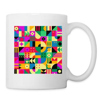 Abstract Modern Garden - Mug - white - Right