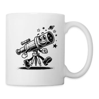 Walking telescope - Mug blanc - blanc - Droite