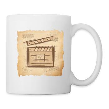 Vintage Filmklappe - Film Director, Actor. - Mug - white - Right