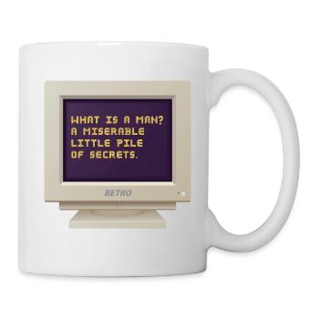 CRT Design - Was ist ein Mann? - Tasse - Weiß - Rechts