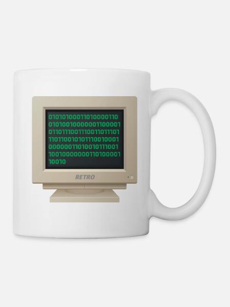 CRT - Binärer Code - Tasse - Weiß