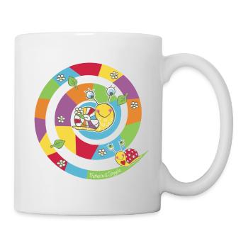Schneckenspiel - Tasse - Weiß - Rechts