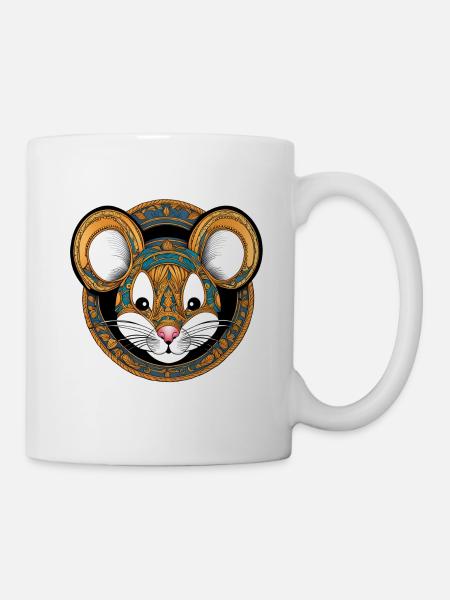 Eine Maus im Einsatz - Tasse - Weiß
