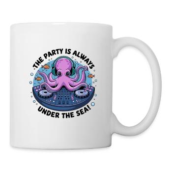 The Party is Always Under the Sea - Mug - white - Right