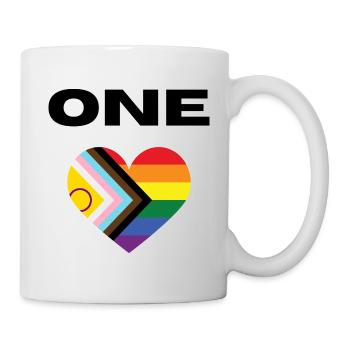 Un amour / Fierté / LGBTQ+ - Mug blanc - blanc - Droite