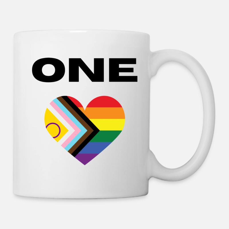 Un amour / Fierté / LGBTQ+ - Mug blanc - blanc
