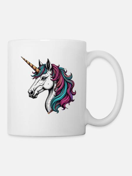 Magisches Einhorn 02 - Tasse - Weiß