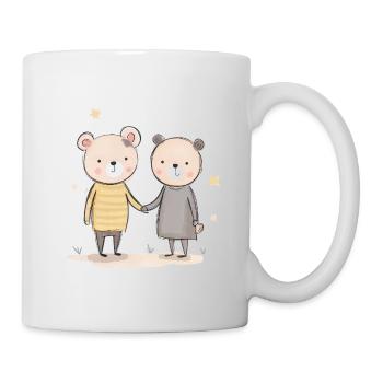 Bear pair - Mug - white - Right