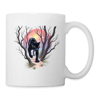 Panther on the hunt - Mug - white - Right