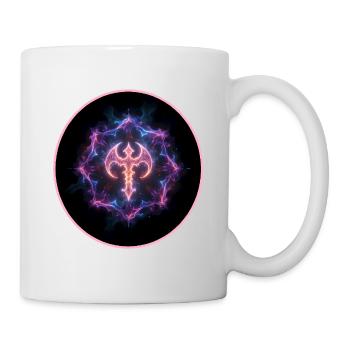 Symbole de la hache - Mug blanc - blanc - Droite