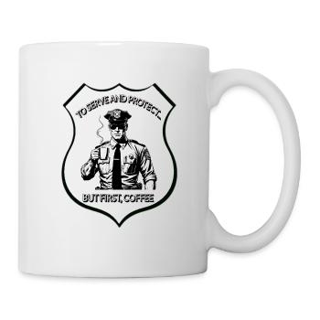 Coffee serviced - Mug - white - Right