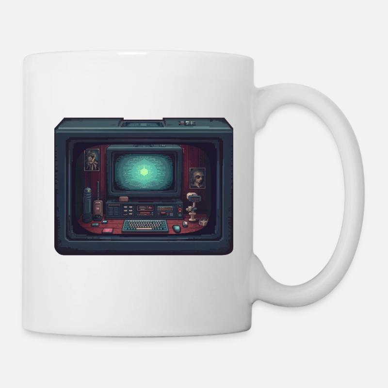 Computer im Computer - Tasse - Weiß
