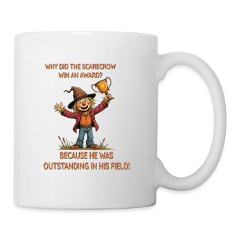 Winning scarecrow - Mug - white - Right