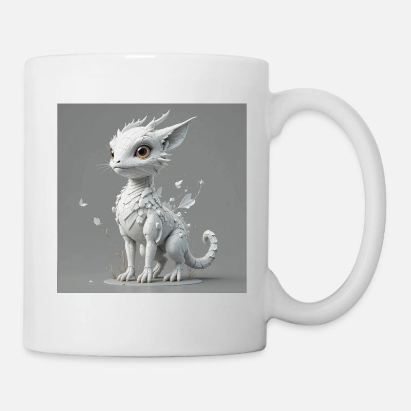 FabelwesenDinicus - Tasse - Weiß