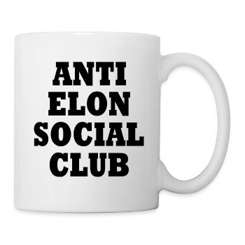 anti elon social club - Tasse - Weiß - Rechts