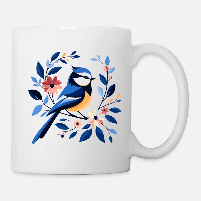 Bleu - Mug blanc - blanc