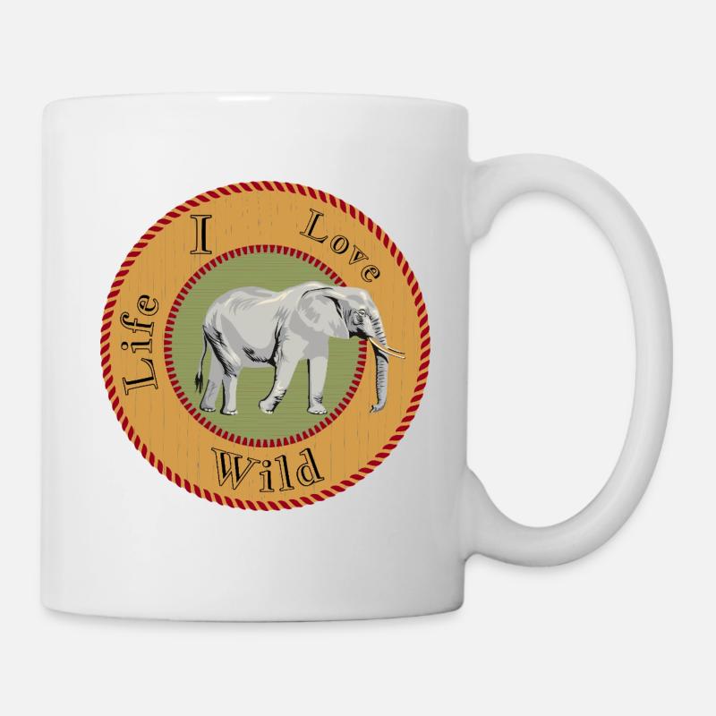 J’aime la vie sauvage - Mug blanc - blanc