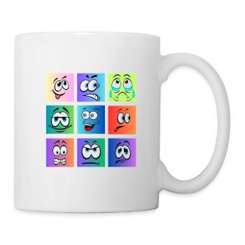 Faces Coloring - Mug - white - Right