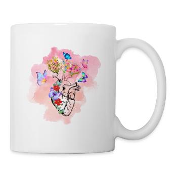 Lovely Heart - Tasse - Weiß - Rechts