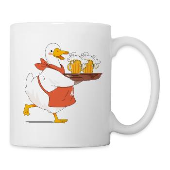 Goose le serveur - Mug blanc - blanc - Droite