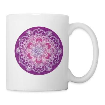Mandala Amethyst – Intuition & innere Klarheit - Tasse - Weiß - Rechts