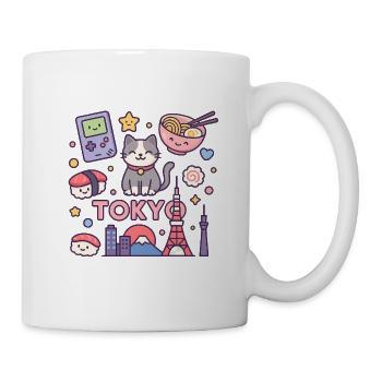 Kawaii Tokyo Design for Japan Fans - Mug - white - Right