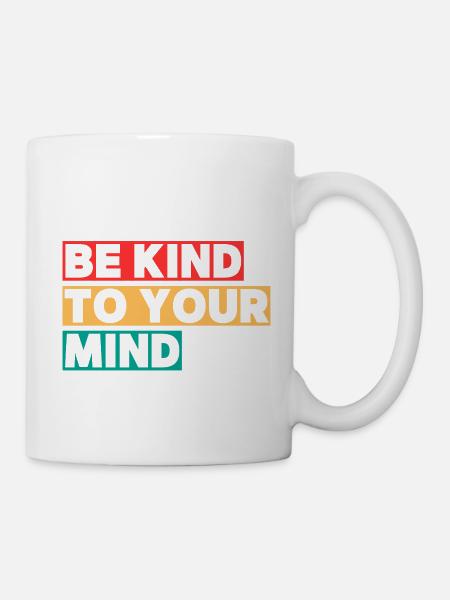 Motivation Verstand Inspiration Mindset - Tasse - Weiß