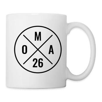 Oma 2026 - Baby Ankündigung - Nachwuchs - Oma 26 - Tasse - Weiß - Rechts