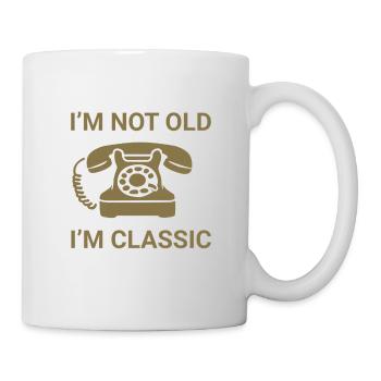 Je ne suis pas vieux, je suis classique - Mug blanc - blanc - Droite
