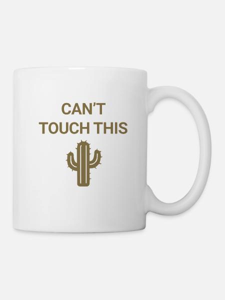Can't touch this - Tasse - Weiß
