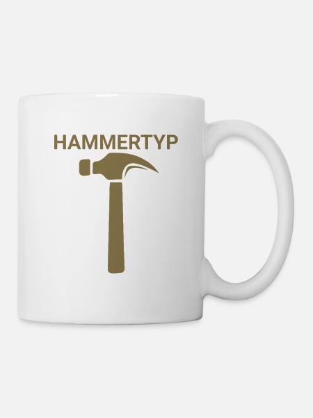 Hammertyp - Tasse - Weiß