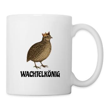 Wachtelkönig Print - Tasse - Weiß - Rechts