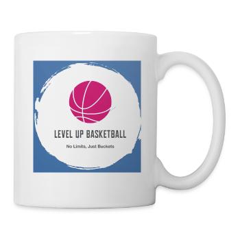Basketball auf einem Level aufsteigen - Tasse - Weiß - Rechts