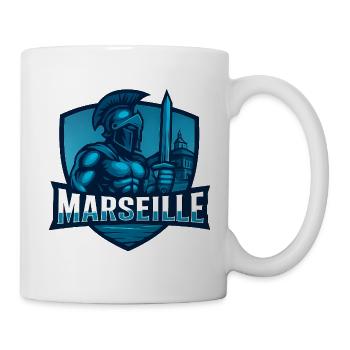 Tshirt Marseille - Mug blanc - blanc - Droite