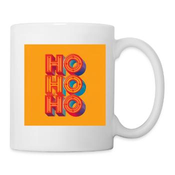 HO HO HO - Tasse - Weiß - Rechts