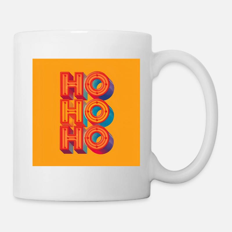 ho ho ho - Mug blanc - blanc