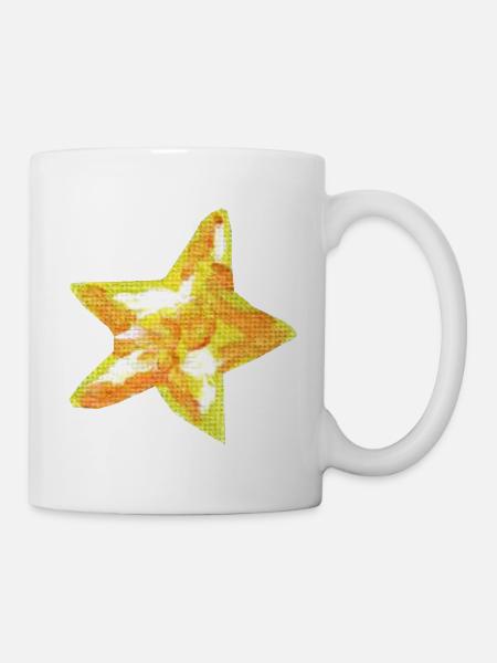 Stern - Tasse - Weiß