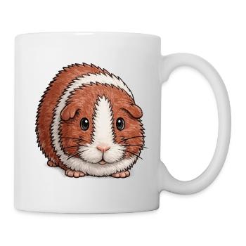 Cobaye duveteux - Mug blanc - blanc - Droite